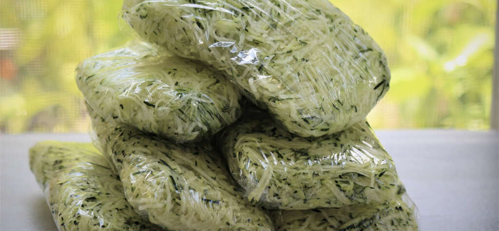 Freeze Zucchini